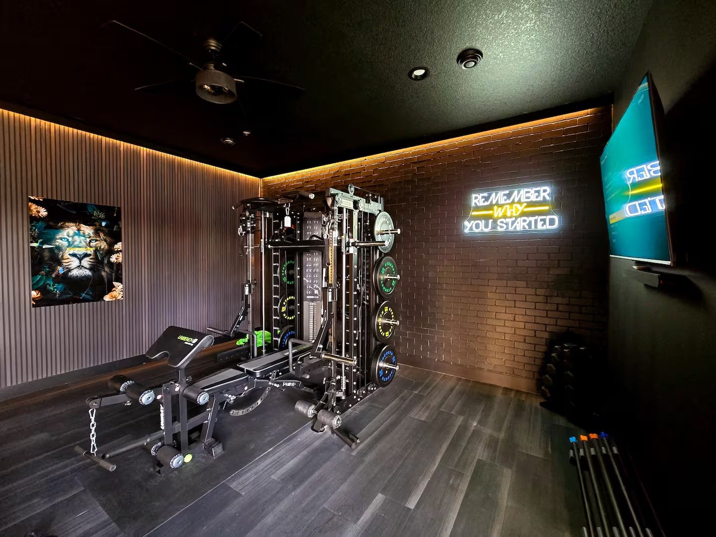 Gym free weights